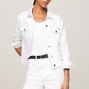 Tommy Hilfiger White Denim Jacket